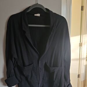 Pact First Class Airplane Jacket, Charcoal Gray, M, EUC